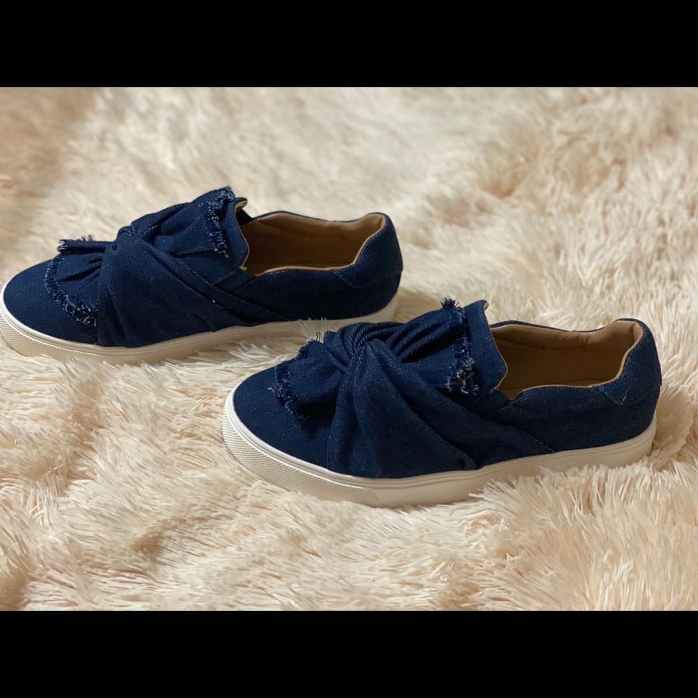 Denim Aldo slip ons - Picture 3 of 5